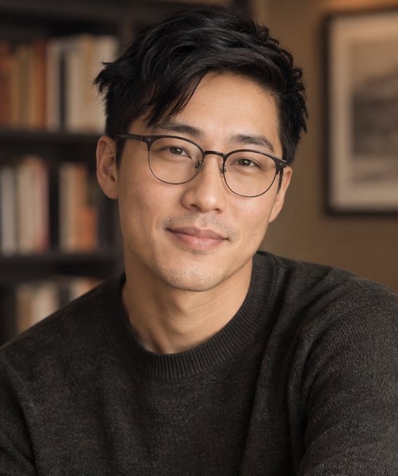 Portrait of a man with glasses